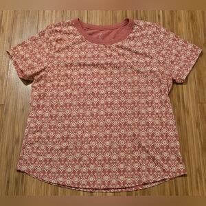 NWOT Dip Women's Pink Patterned Top